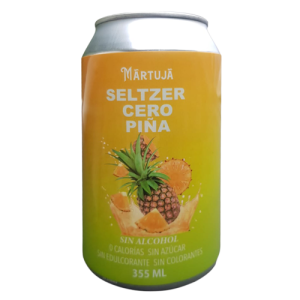 Agua Carbonatada Sabor Piña – 355ml